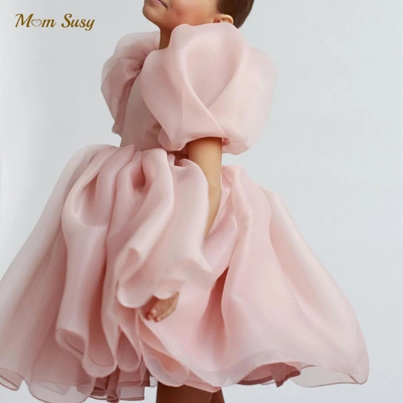 Fashion Girl Princess Vintage Dress Tulle