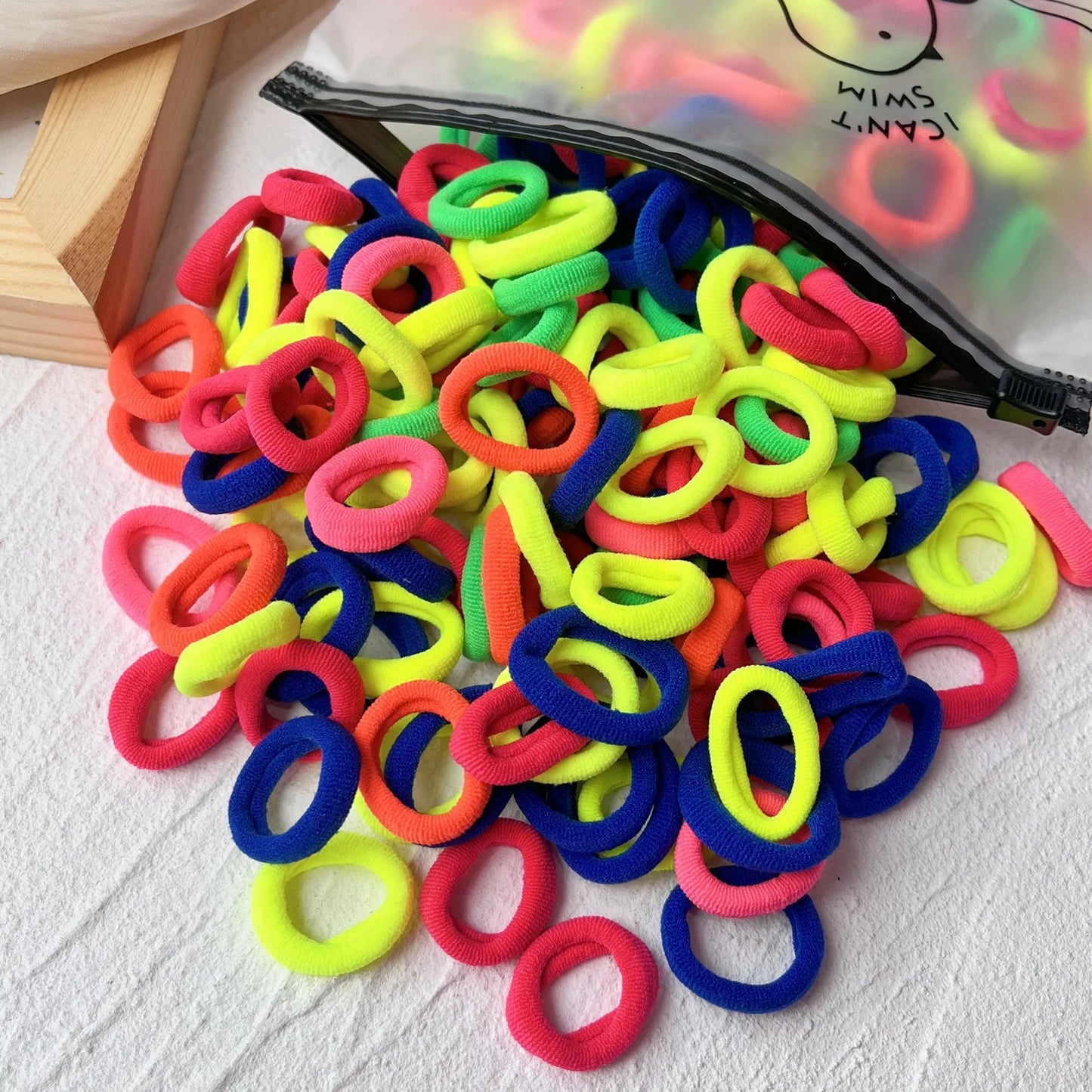 20/50pcs Kids Elastic Hair Bands Girls