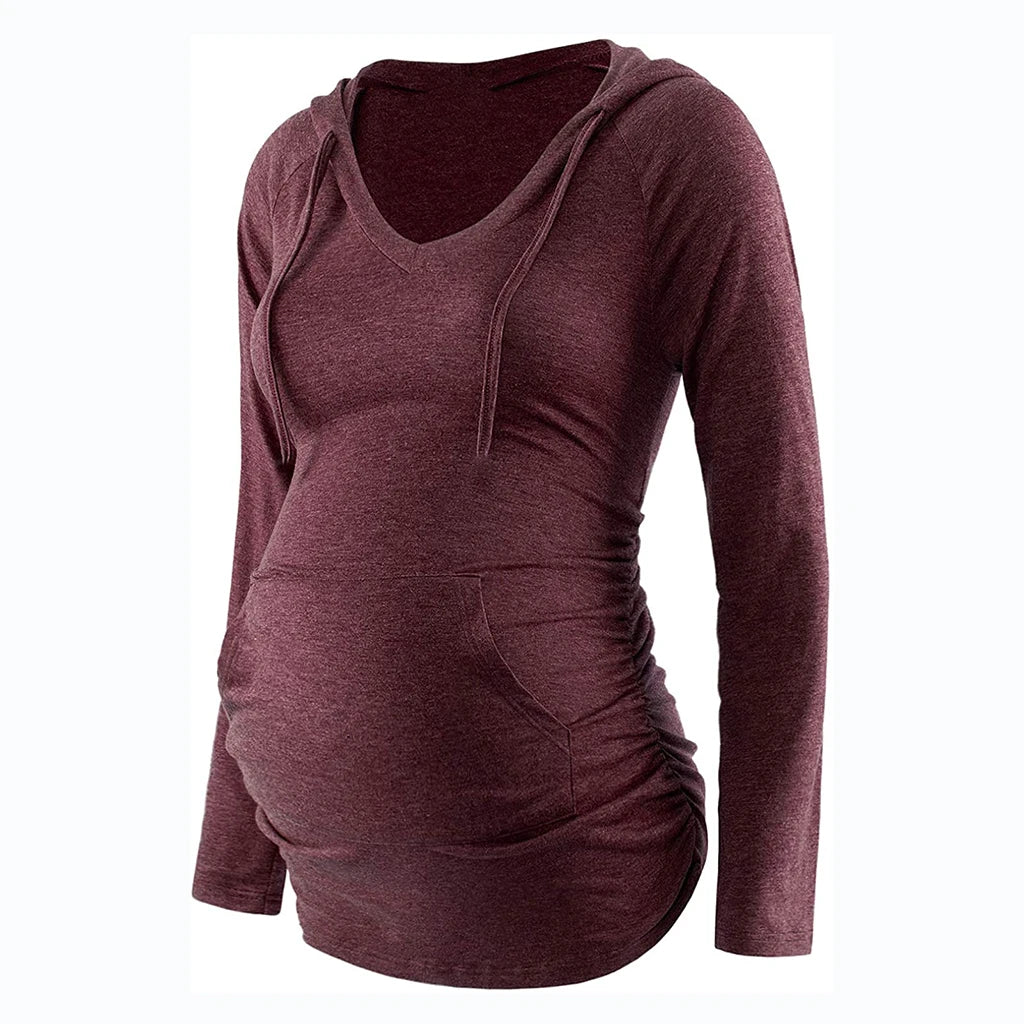 Women Maternity Hoodies Long Sleeve