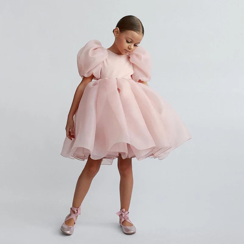 Fashion Girl Princess Vintage Dress Tulle