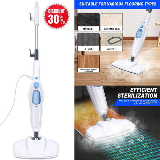 Steam Mop & Detachable Steam Cleaner, 1500W Powerful