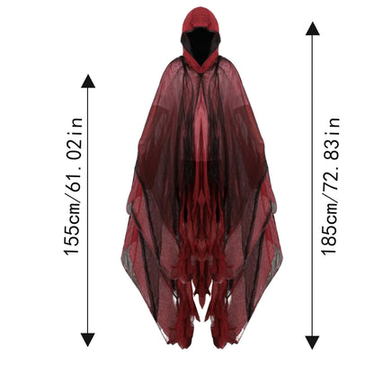 Terror Invisible Ghost Cloak Spectral Phantom Cape