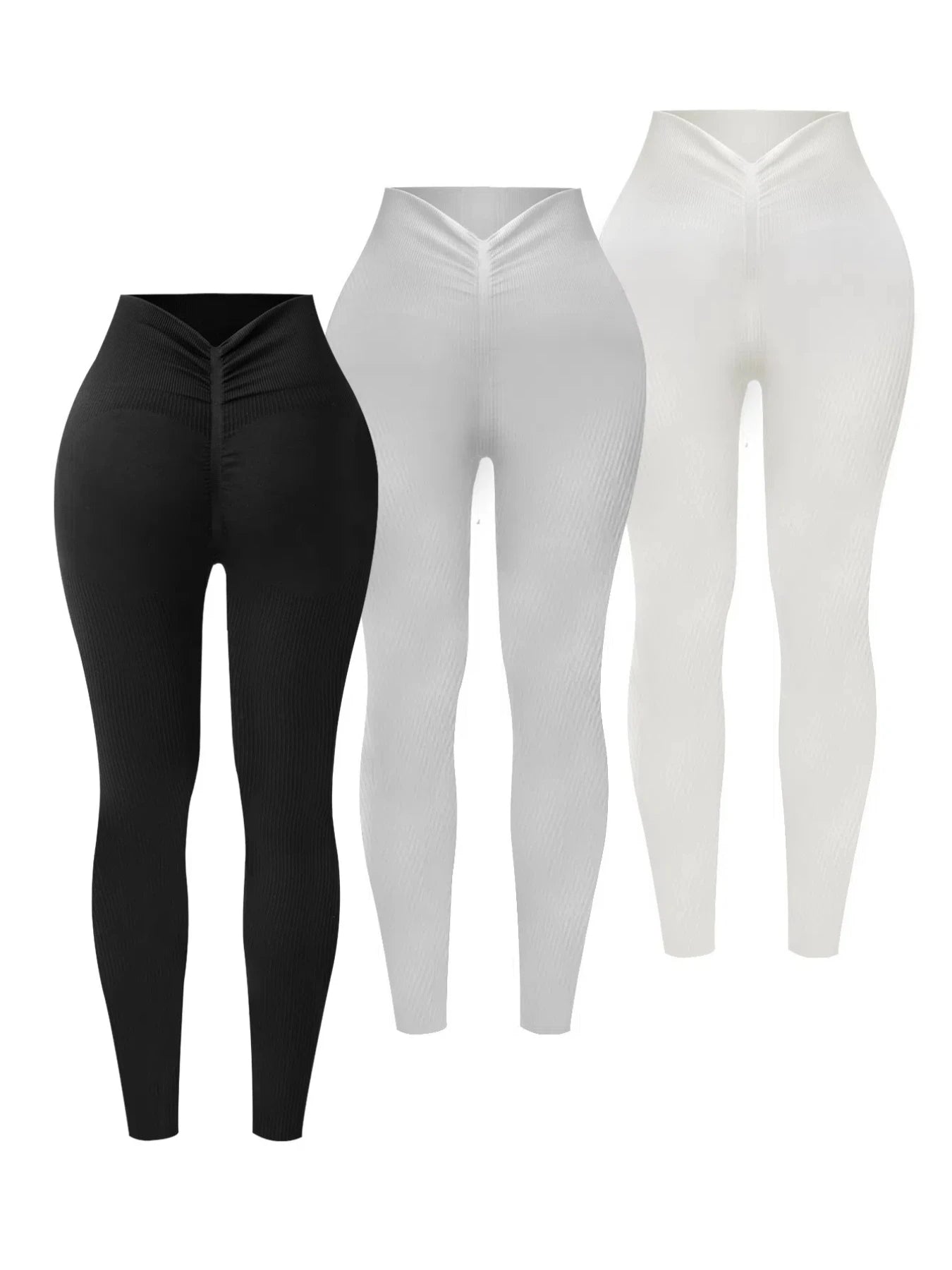 Solid Color Seamless Yoga Pants