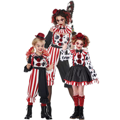 European and American Halloween Clown Costume Performance Costumes Circus Cosplay Party Role Play Clown Suit