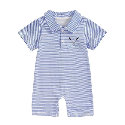 Baby Boys Summer Striped Jumpsuit