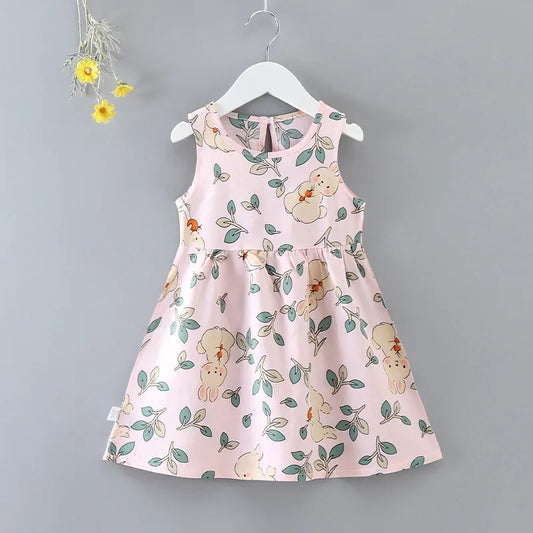 Baby Girls Summer Dress  Cotton  Party Sundress