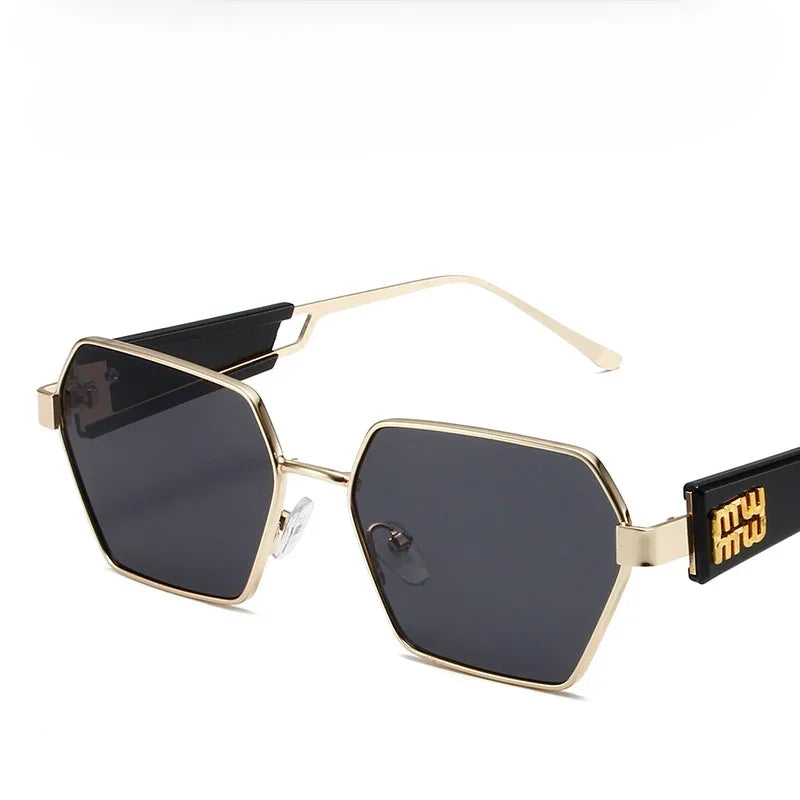 Women Metal Frame Glasses Fashion Brand Designer