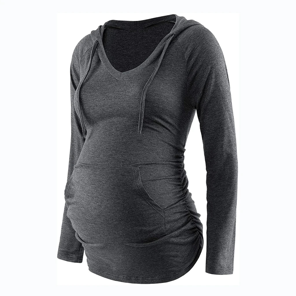 Women Maternity Hoodies Long Sleeve