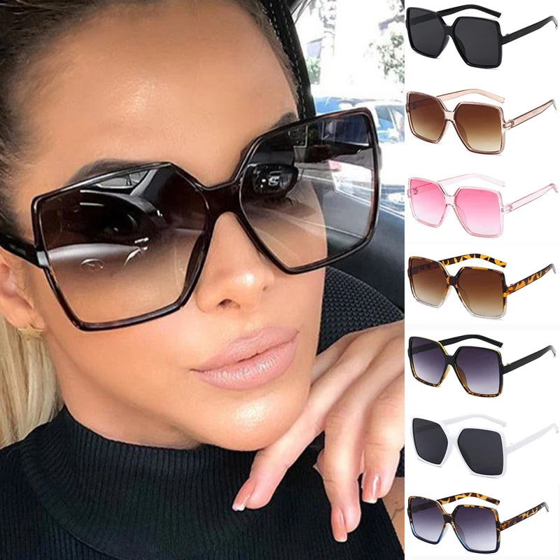 New Oversized Square Sunglasses For Women