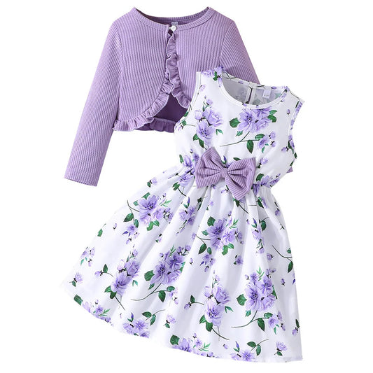 Spring Summer Toddler Girl Flower Baby Dresses