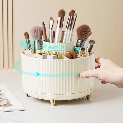 360° Rotating Makeup Brush Holder