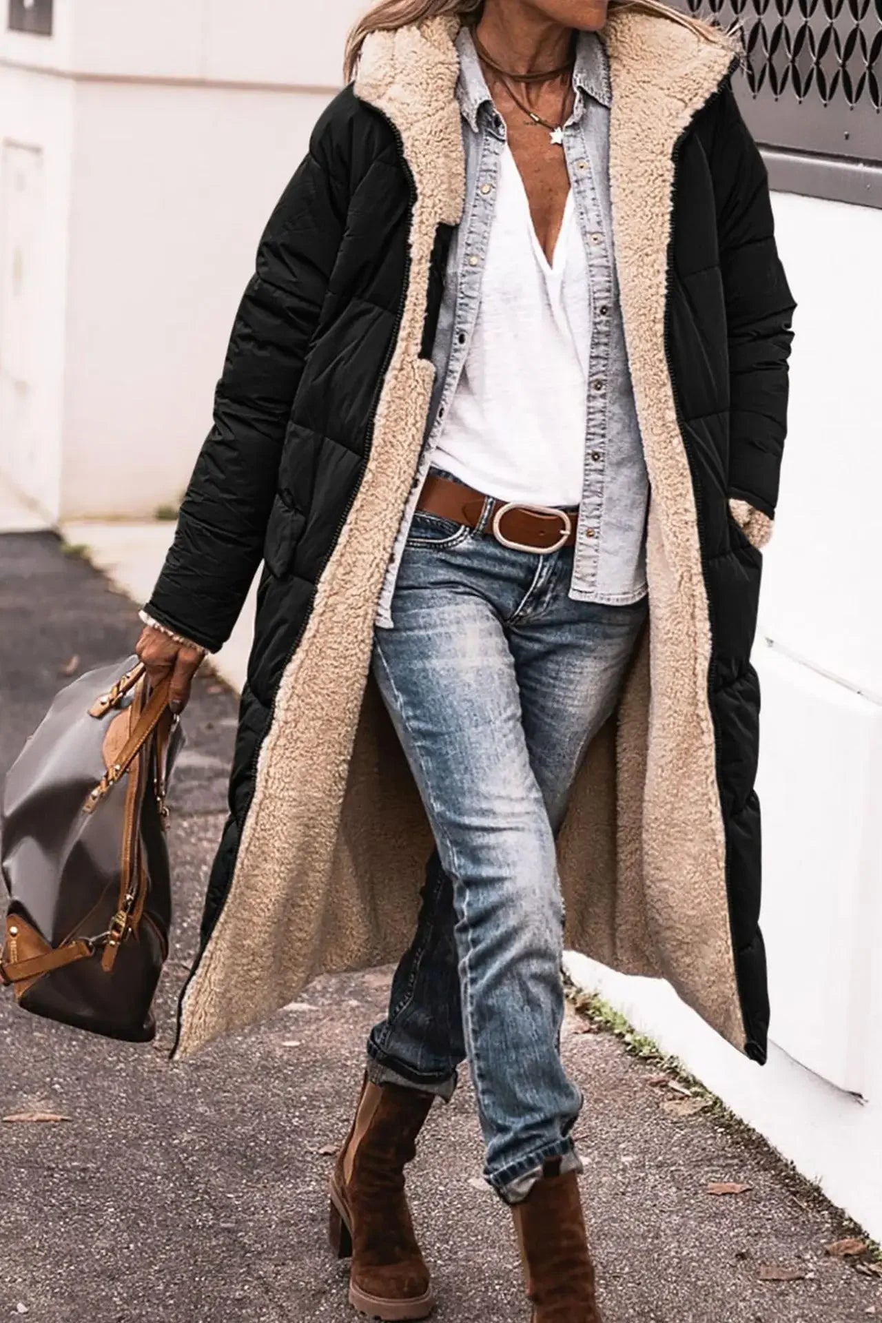 Winter Fleece Parkas Women Jackets