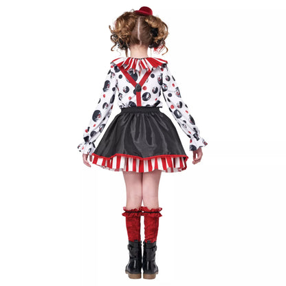European and American Halloween Clown Costume Performance Costumes Circus Cosplay Party Role Play Clown Suit