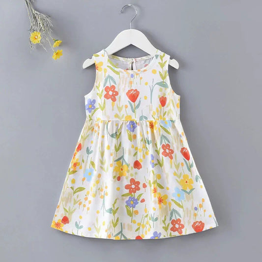 Baby Girls Summer Dress  Cotton  Party Sundress