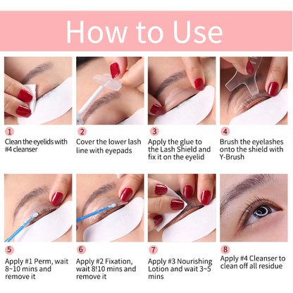 Lash Lift Kit Lifting Eyelashes Lasting 6-8 Weeks