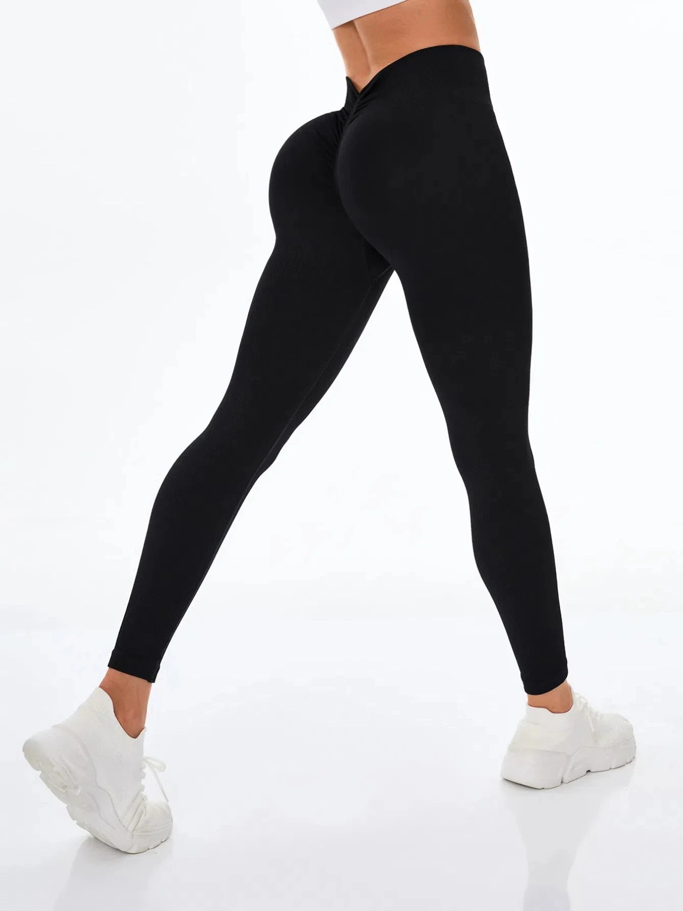 Solid Color Seamless Yoga Pants