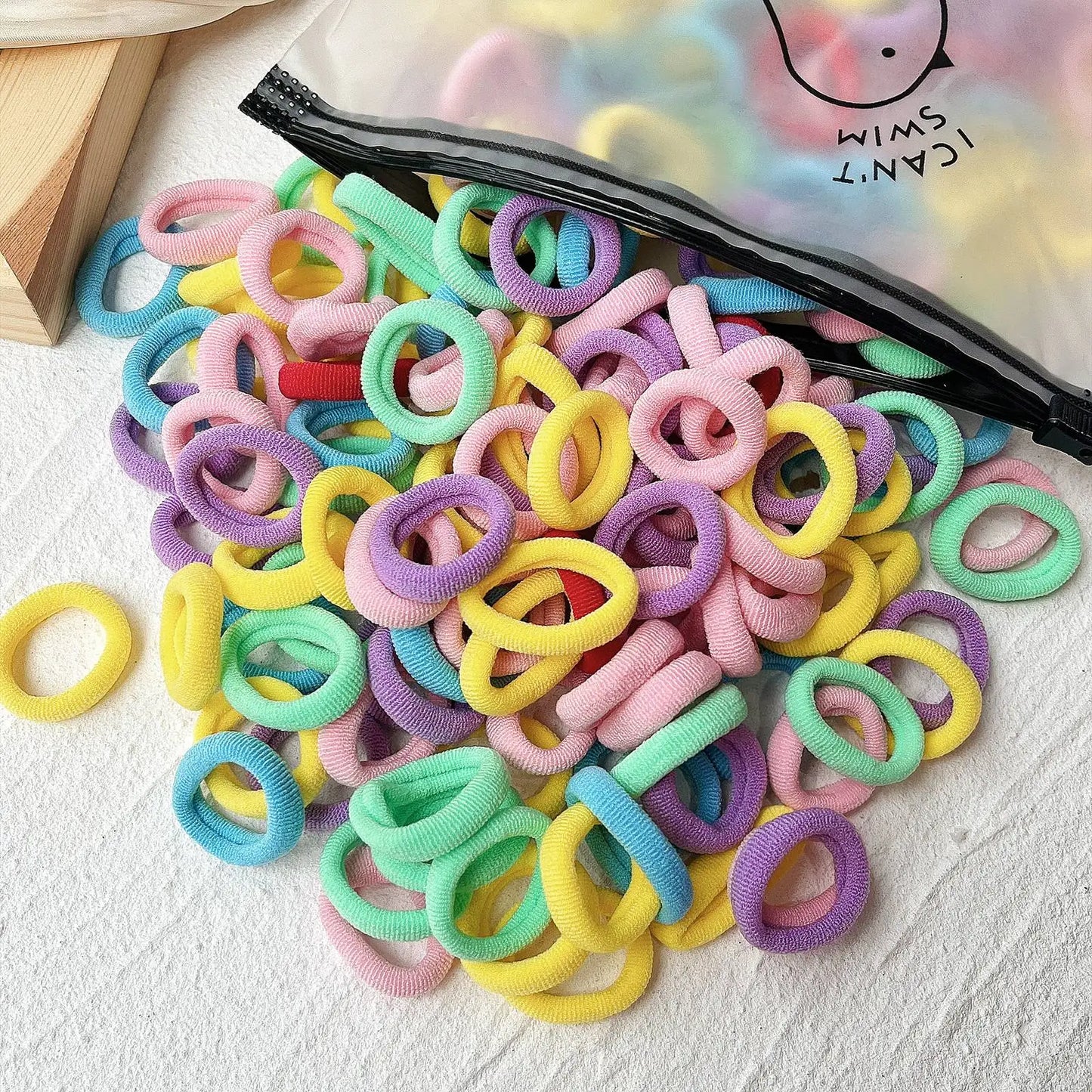 20/50pcs Kids Elastic Hair Bands Girls