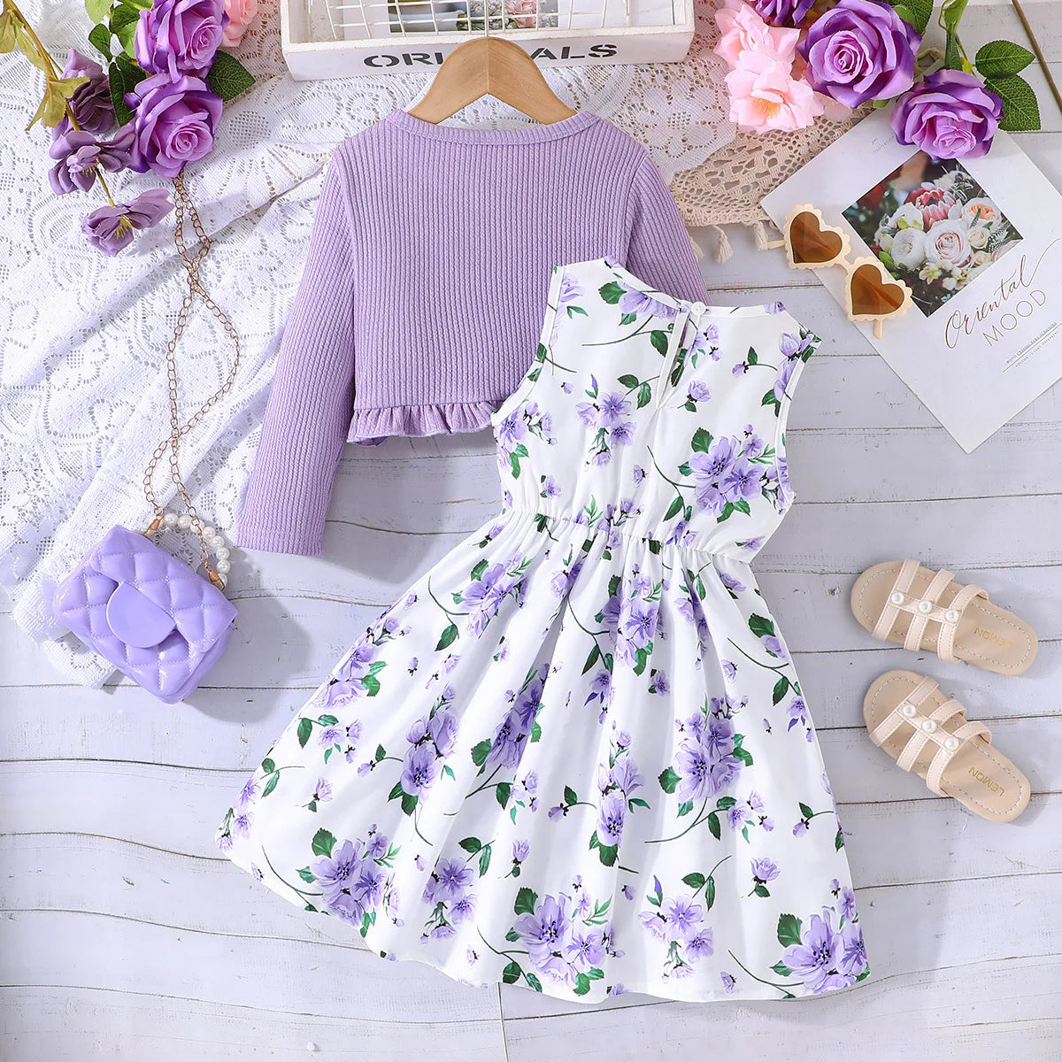 Spring Summer Toddler Girl Flower Baby Dresses