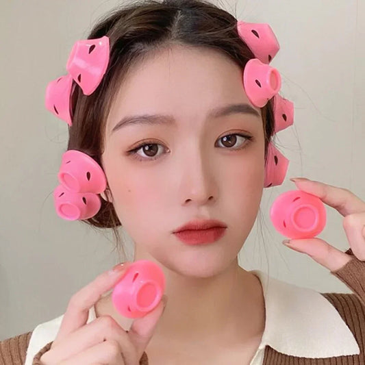 10Pcs/lot Heatless Hair Curlers