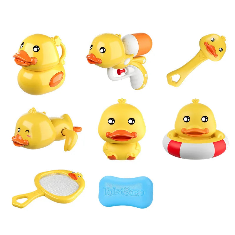 Bath Toys Baby Water Game Duck Model