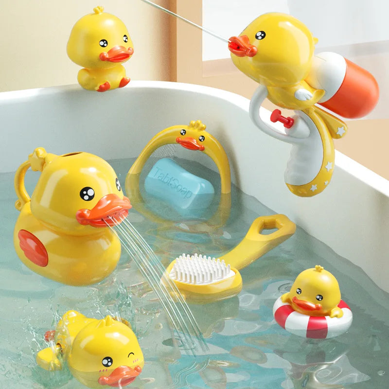 Bath Toys Baby Water Game Duck Model