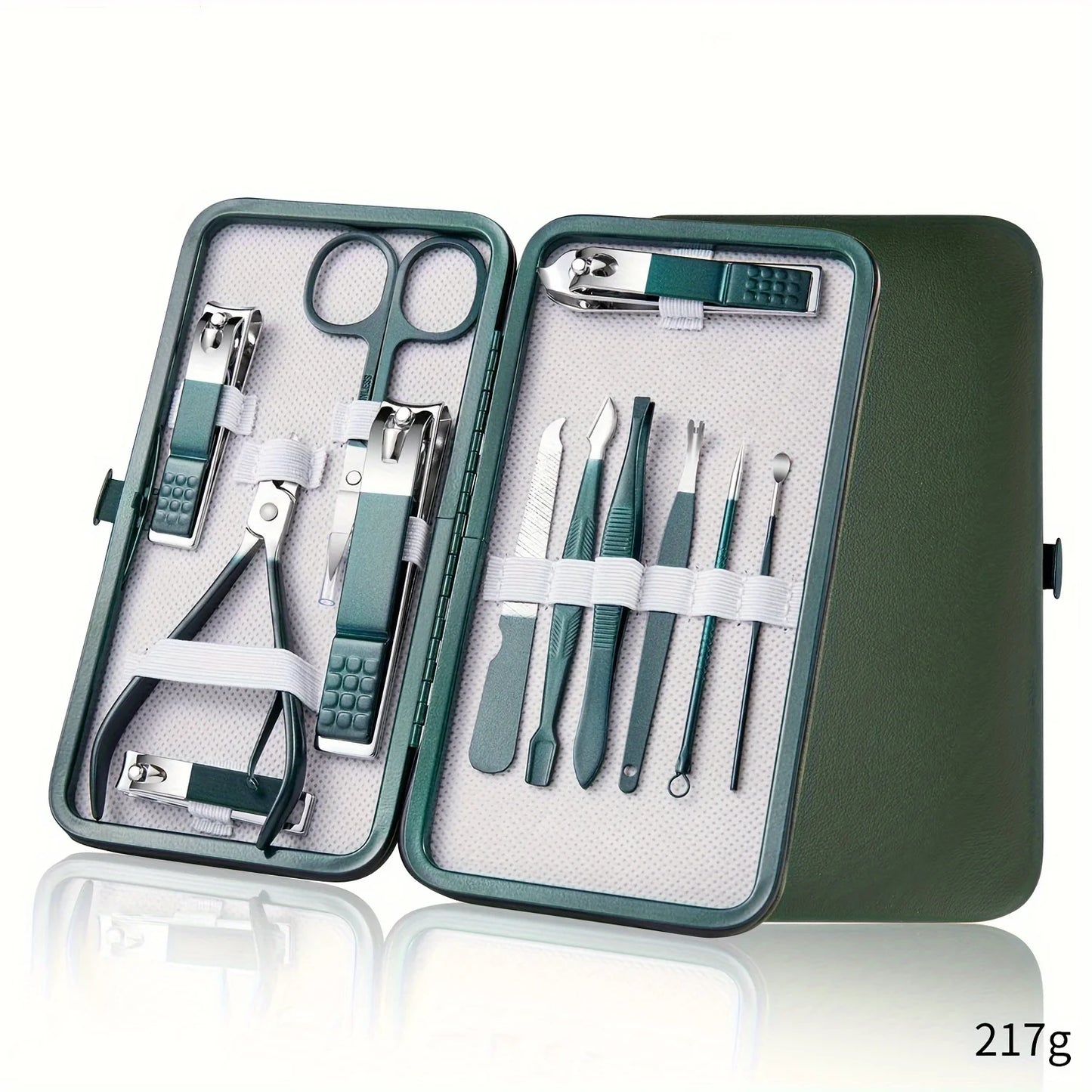 Professional 7/10/12/18 Piece Nail Care Kit Stainless Steel Manicure & Pedicure